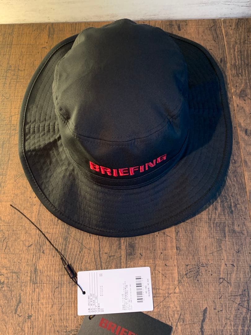 BRIEFING WIDE HAT BLACK L 美品