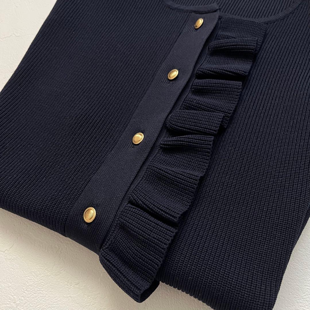 美品 2WAY仕様 フリル付き ペプラムベスト NOLLEY’S