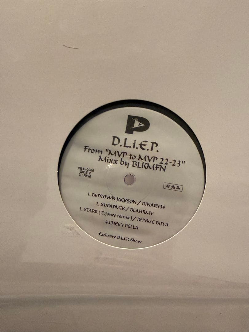 DLiP RECORDS 現場only vinyl