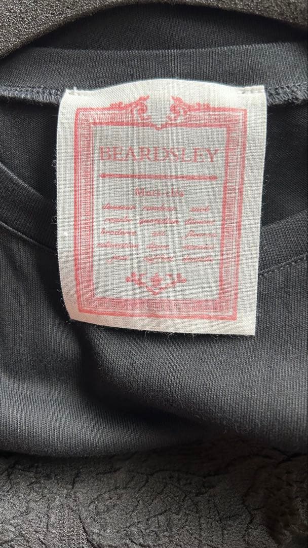 BEARDSLEY ビアズリー　ジャガードマルワンピース　ブラック　サイズ2