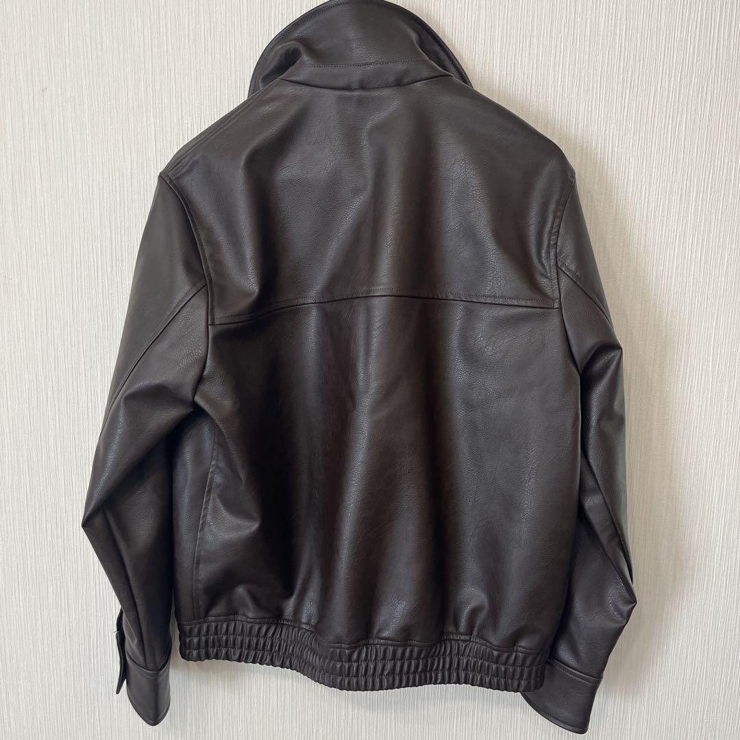 ZARA ブラウン レザージャケット M