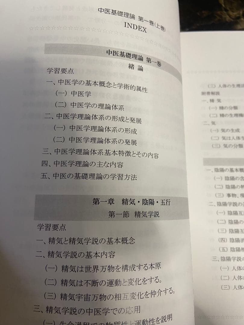 中医基礎理論 上巻