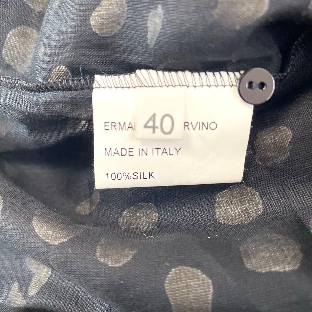 ERMANNO SCERVINO シルクドット ワンピ レース イタリア製 40
