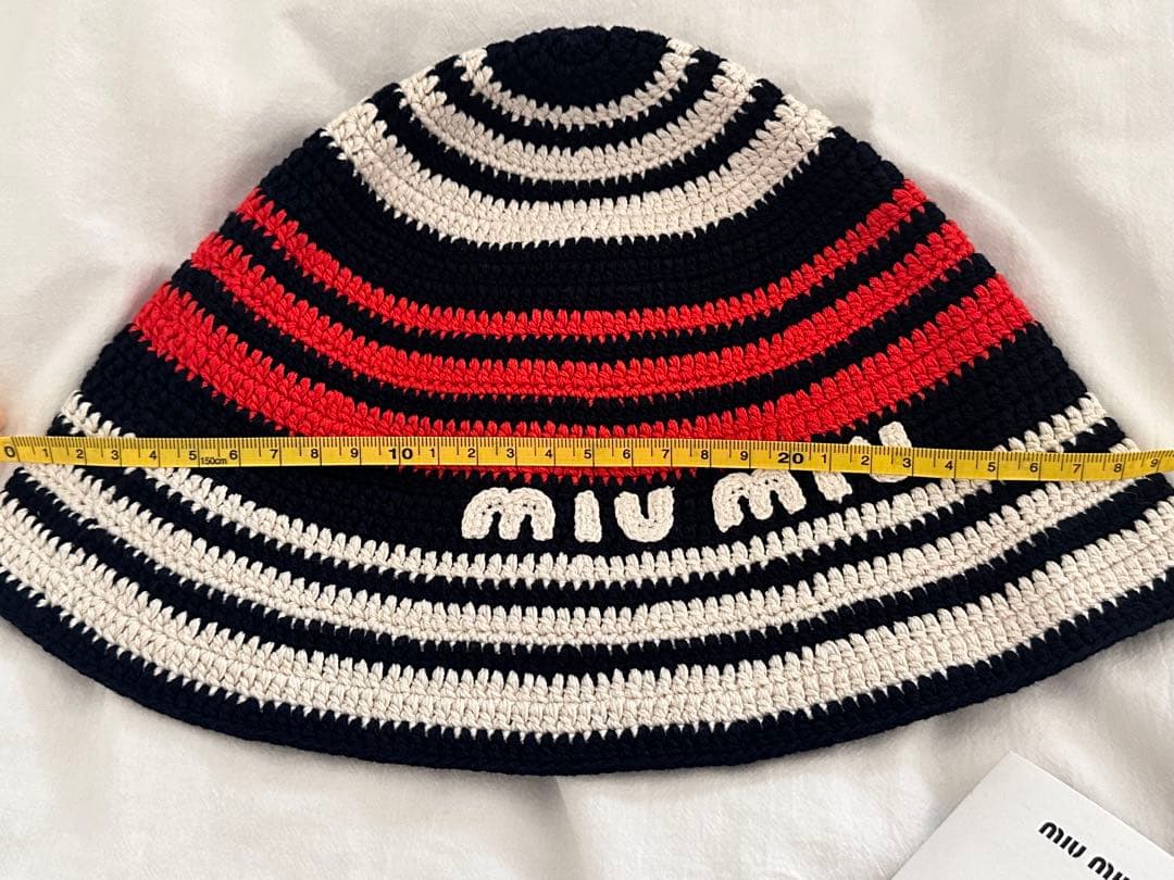 正規品　MIU MIU バケットハット　ニット帽