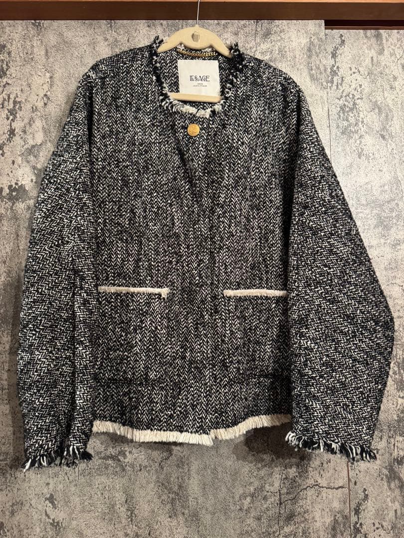 JOURNALSTANDARD L'ESSAGEドルマンツイードジャケ ット