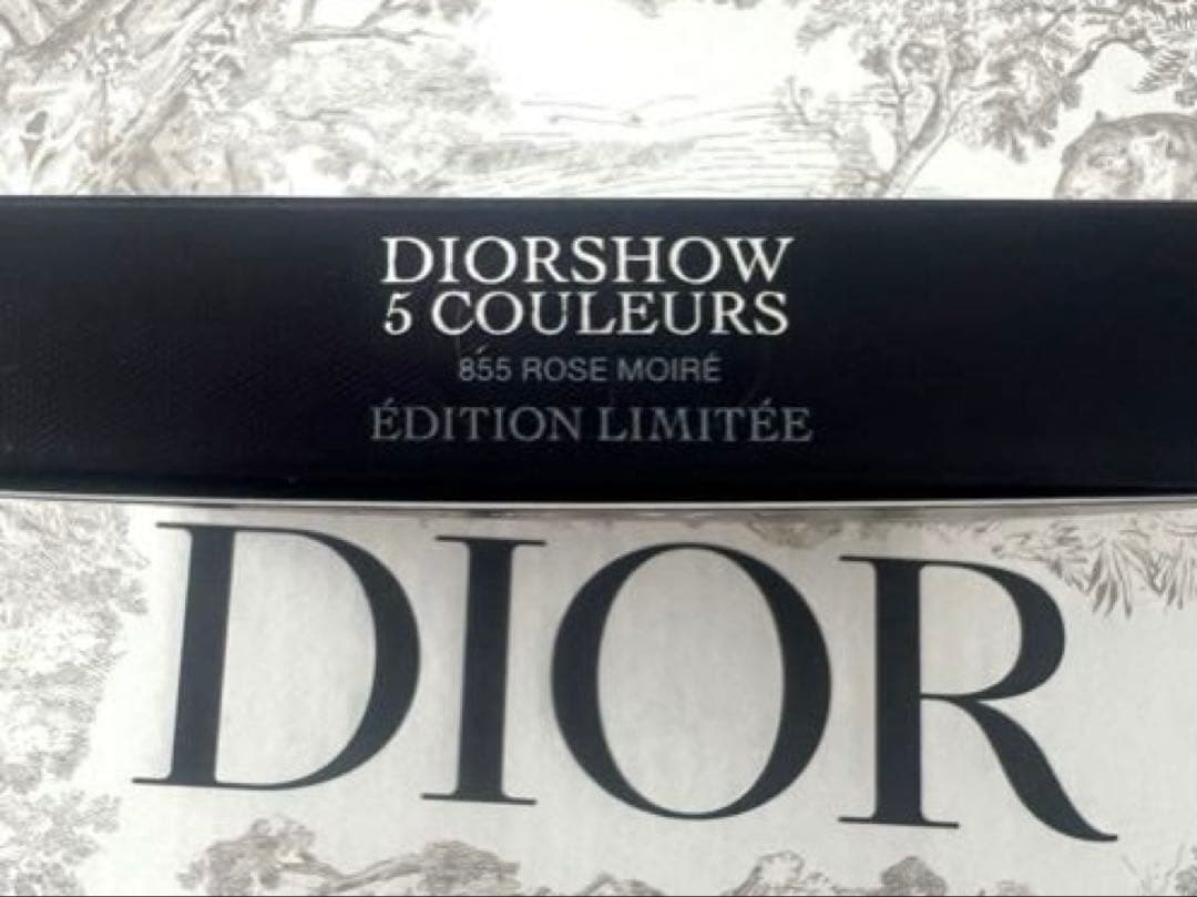 新品未開封【DIOR】855 ローズ モアレ アイシャドウパレット 限定品