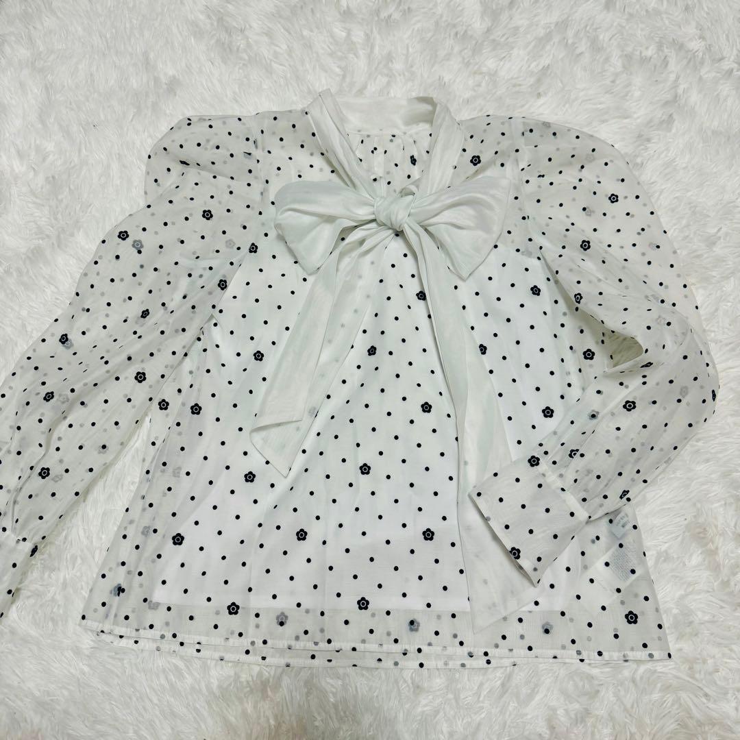 美品　LILY BROWN×MARY QUANT デイジードットブラウス
