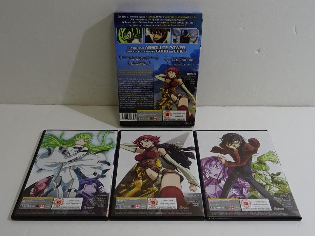 ＜輸入盤＞コードギアス　反逆のルルーシュⅠ・Ⅱ期セット　05250130H03S