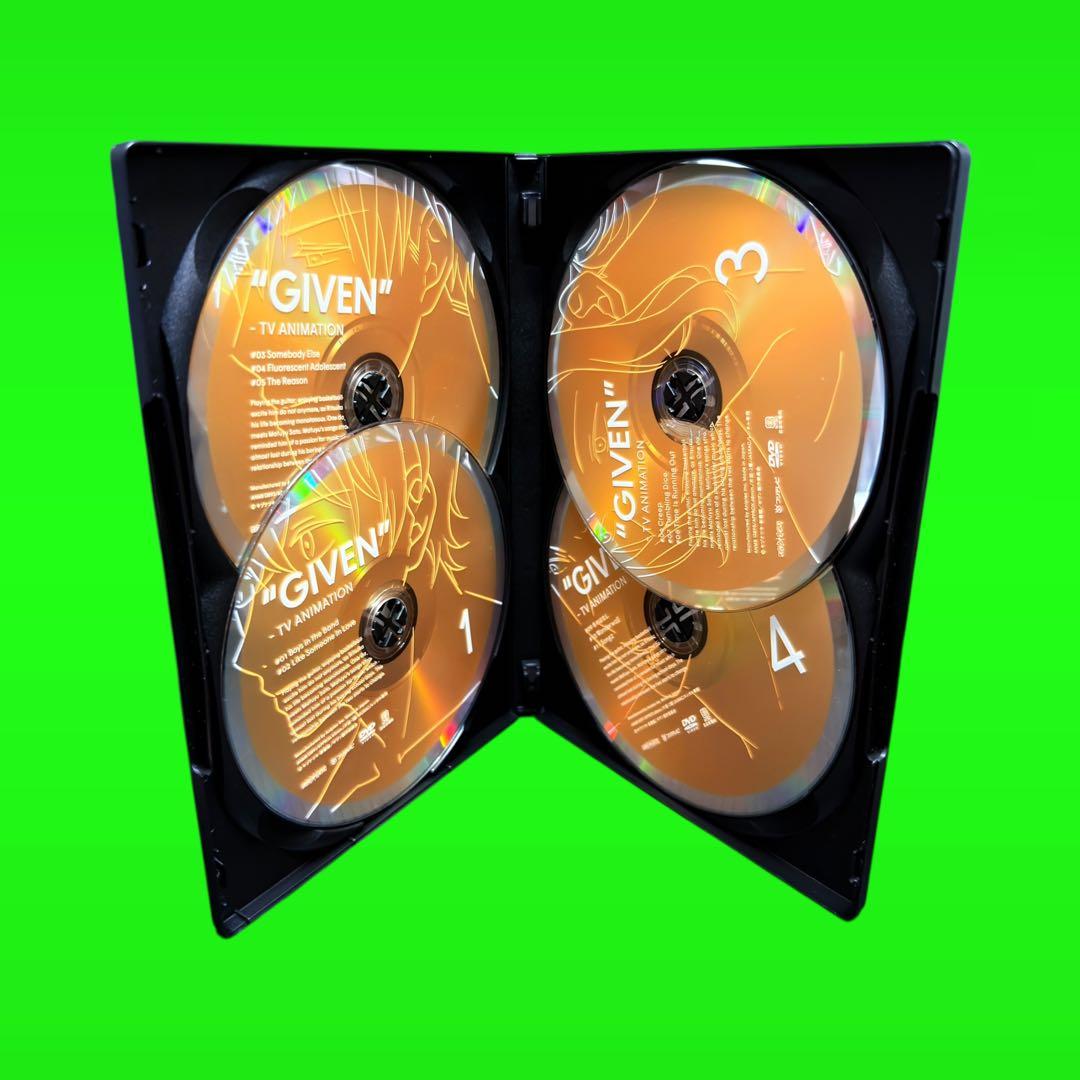 ケース付 ギヴン DVD 全4巻　全巻セット　送料無料 / 匿名配送
