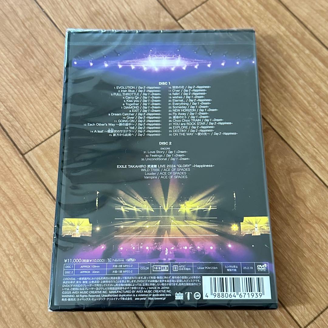 EXILE TAKAHIRO武道館 LIVE2024　GLORYオーロラカード付