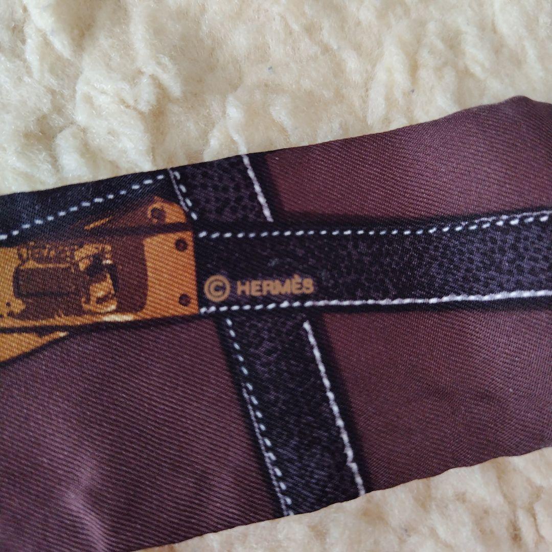 エルメス　ツイリー TRES KELLY　シルクスカーフ