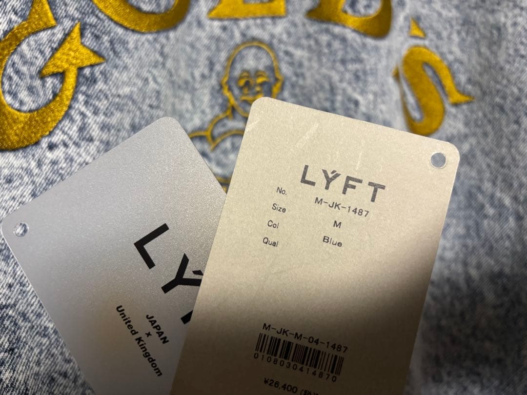 LYFT GOLD'S GYM デニムジャケット Mサイズ