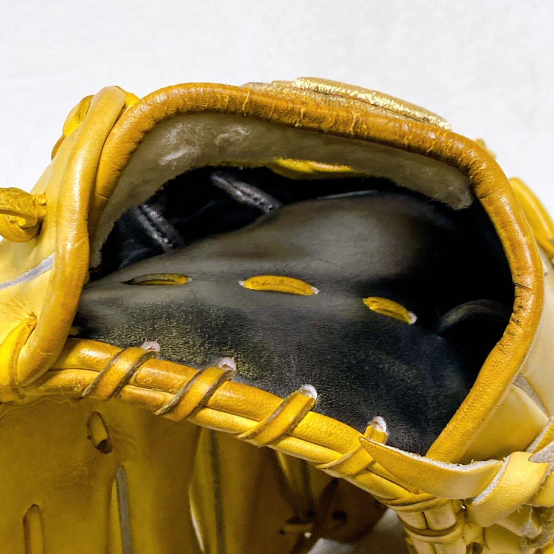 Wilson staff ウィルソンスタッフ　投手用硬式グローブ　イエロー　袋付