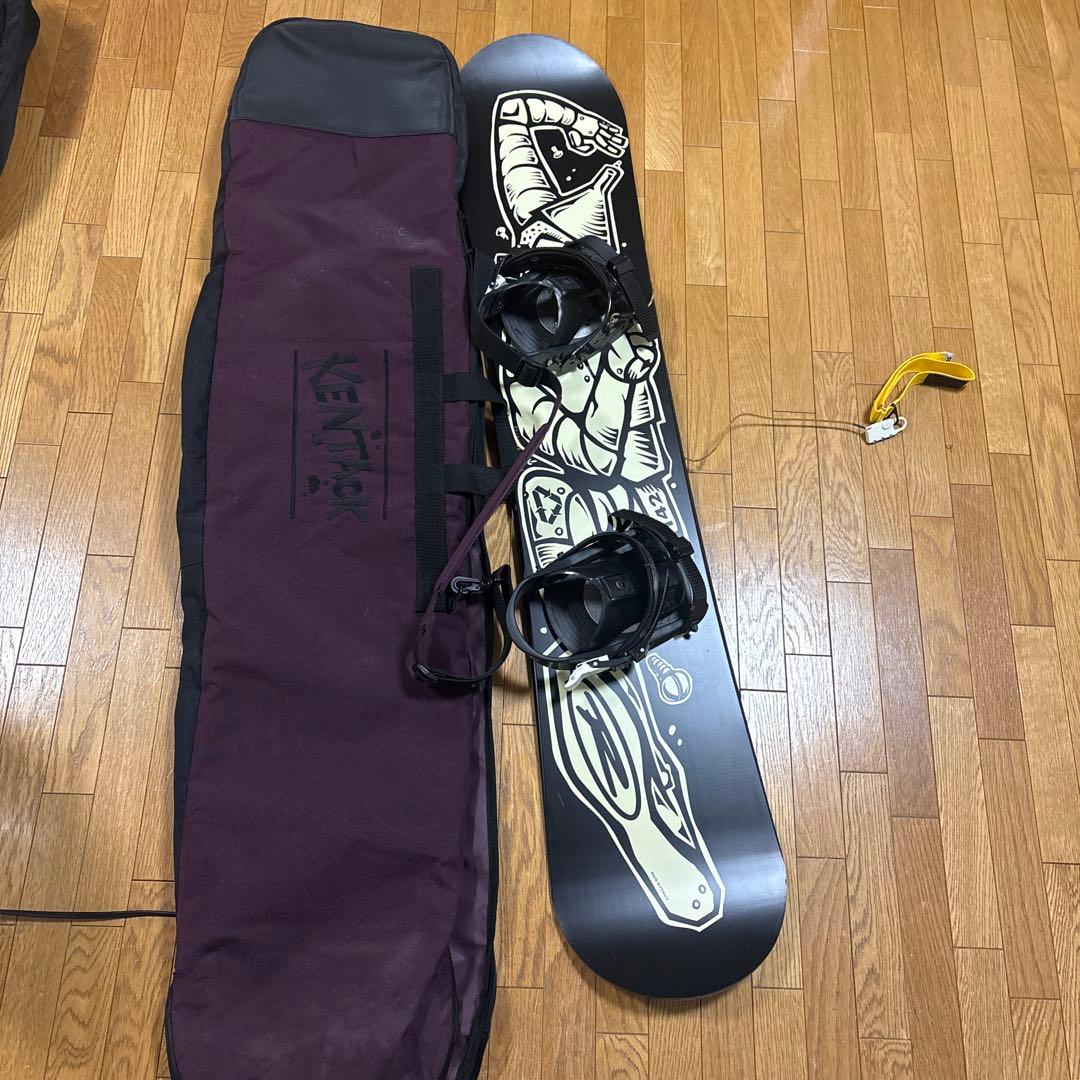 ROSSIGNOL スノーボード 142cm ビンディング付き ケース付き初心者