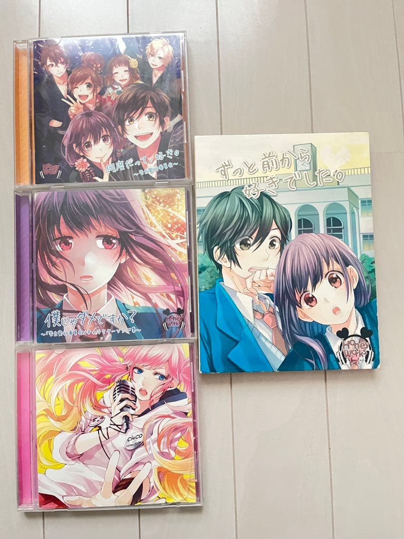 HoneyWorks 小説 缶バッジ タオル 色紙 CD DVD
