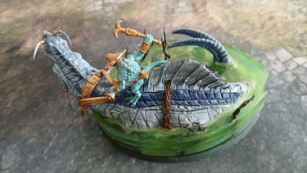 ウォーハンマー Seraphon Troglodon Conversion
