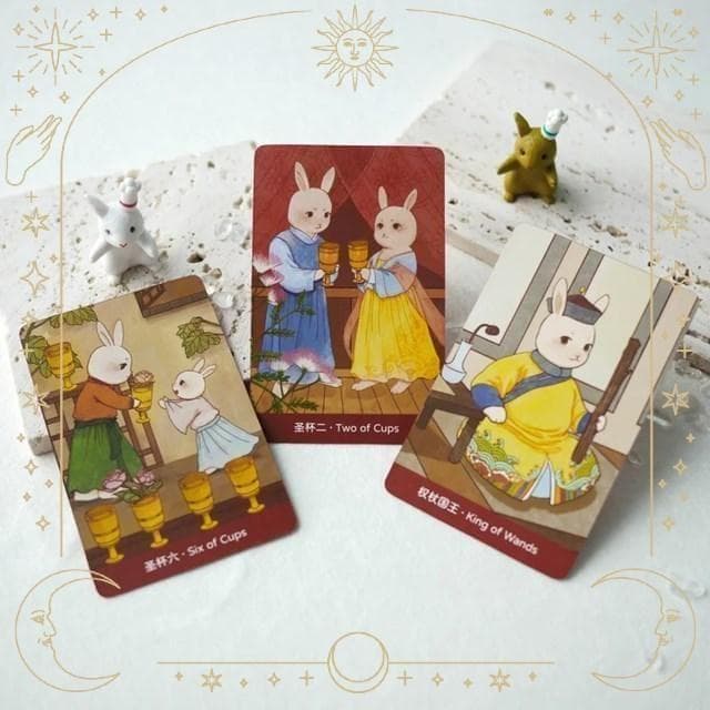 【正規品タロットカード】希少品✨キュートなうさぎの可愛いラビットTAROT