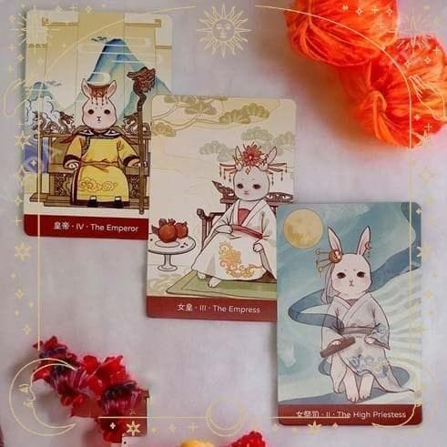 【正規品タロットカード】希少品✨キュートなうさぎの可愛いラビットTAROT