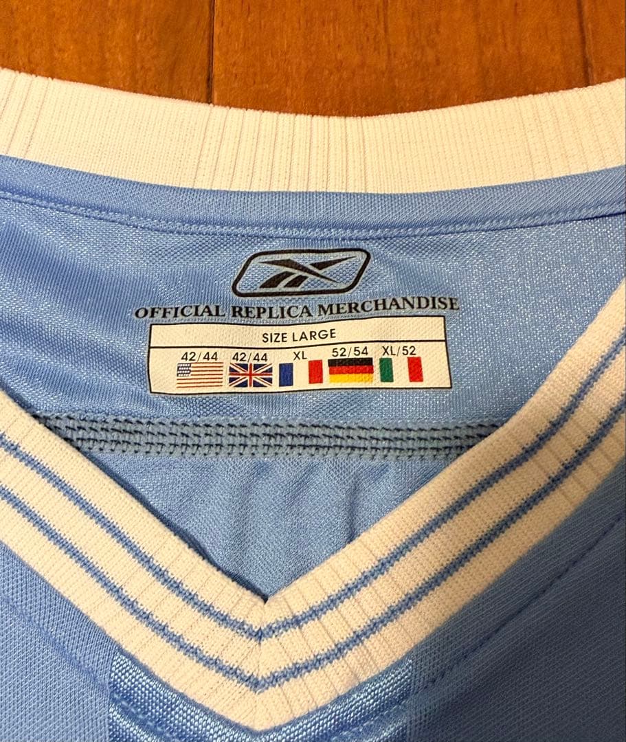 マンチェスターシティ ユニフォーム Reebok 2003-2004