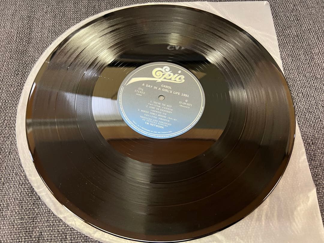 TM NETWORK CAROL 2LP 邦楽レコード 32・3H-5070