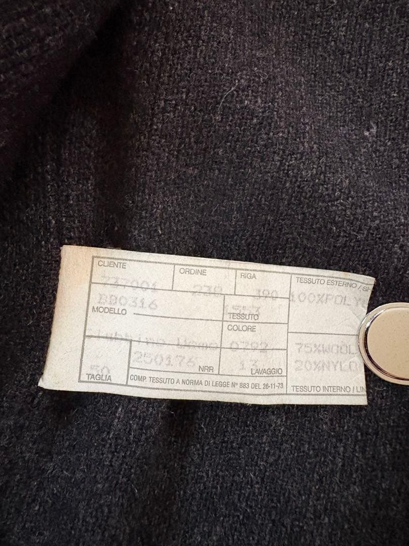 GIORGIO ARMANI イタリア製 wool jacket