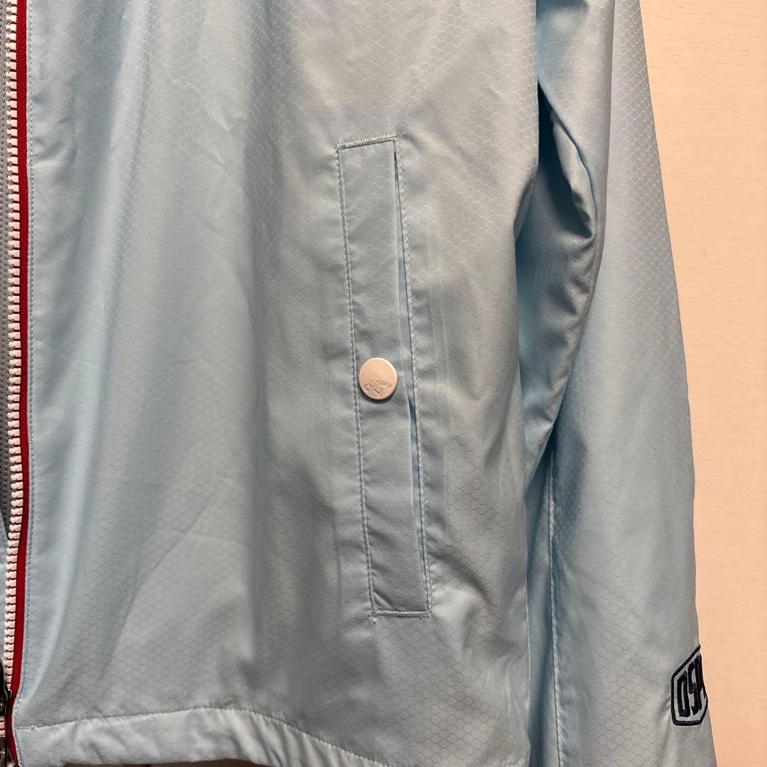 新品、未使用。 Callaway 2WAY水色 フルジップブルゾン Mサイズ