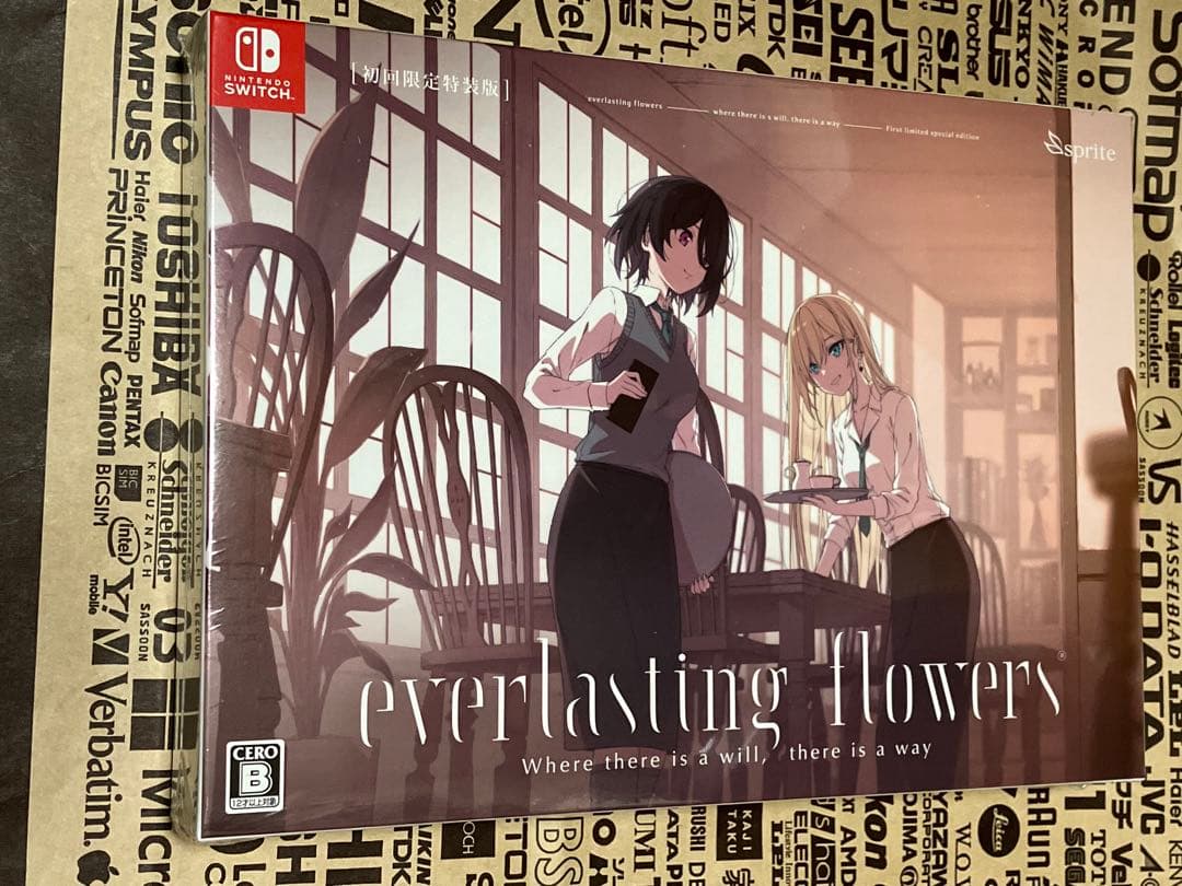 Switch everlasting flowers 初回限定特装版　と　色紙