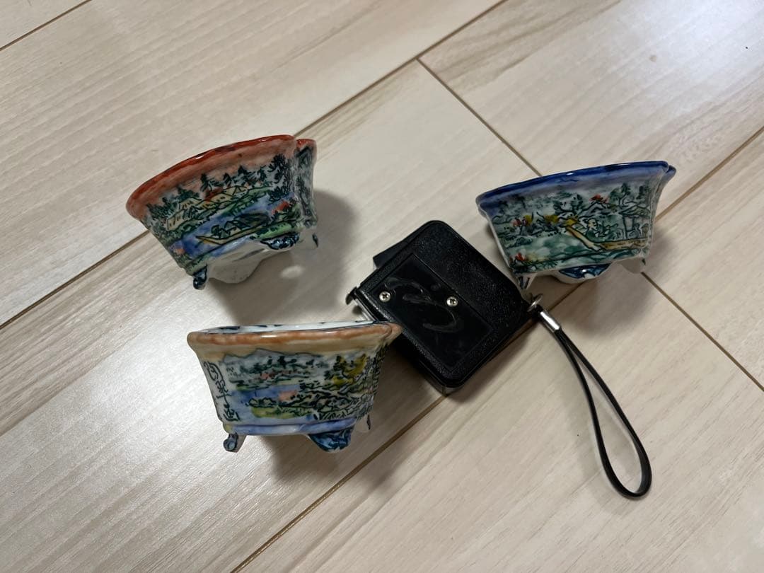 陶翠鉢　盆栽鉢　3点セット①