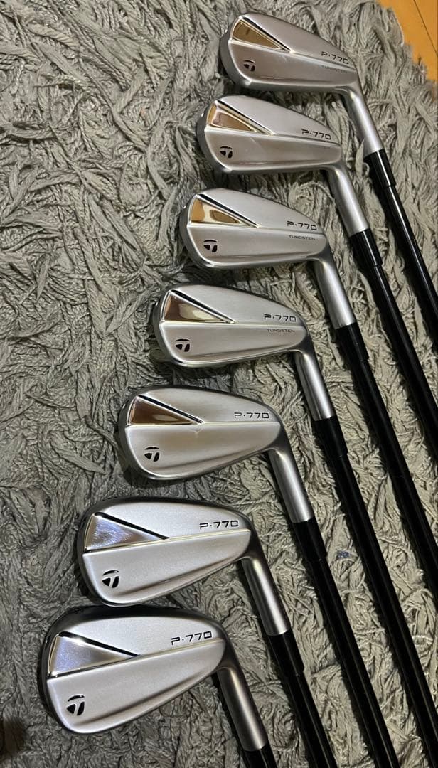 【美品】TaylorMade P770 2023 アイアン7本セット 4-P