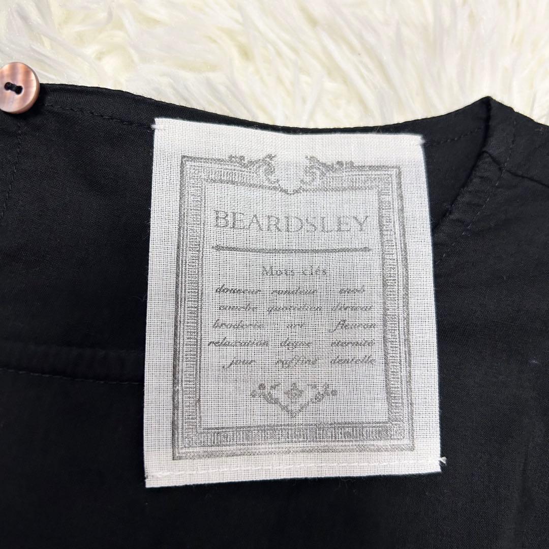 BEARDSLEY ビアズリー ワンピース マキシ丈 綿 黒 刺繍 大きいサイズ