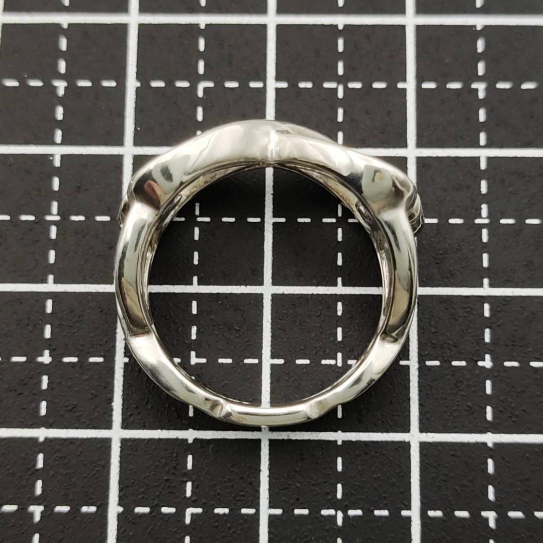 【極美品】■ティファニー　リング9号　ダブルラビングハート　TIFFANY　指輪