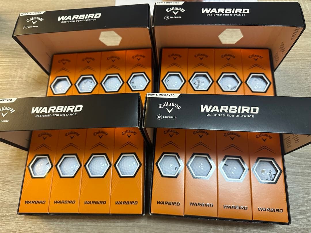 Callaway Warbird ゴルフボール 12個入り　× 4箱