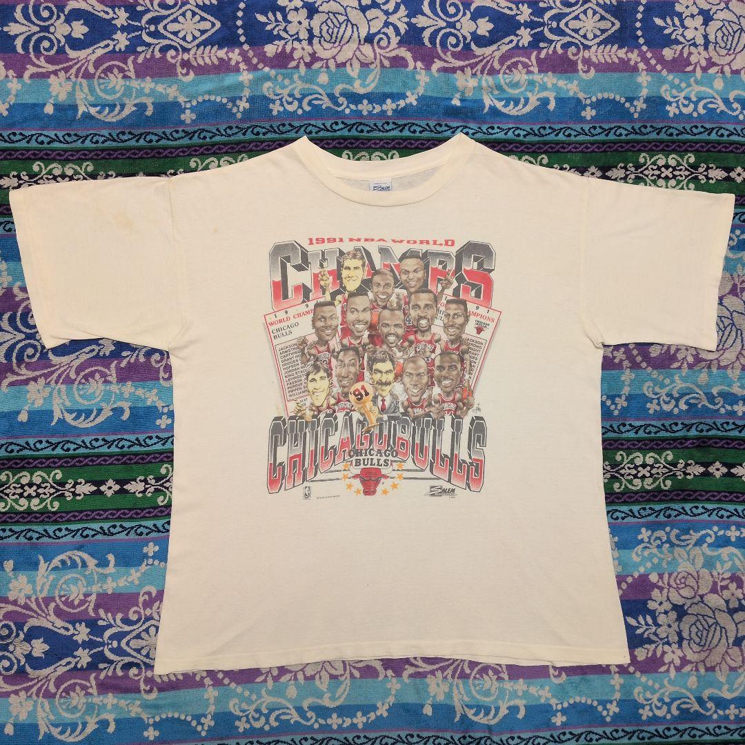 1991 NBA チャンピオン シカゴブルズ Tシャツ XL USA製