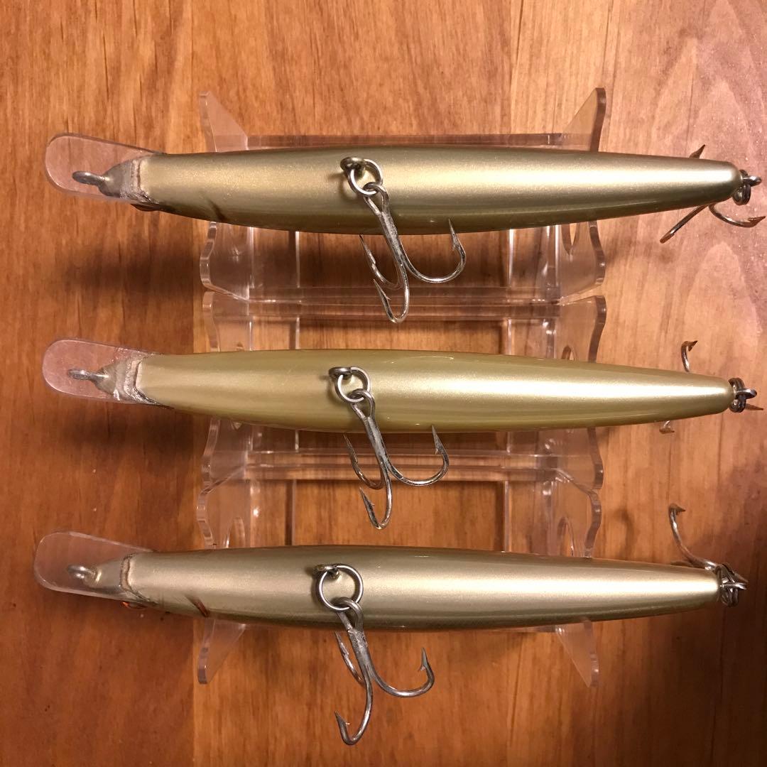 美品‼️ 猛闘犬丸 ミノー12.5F 3本セット ハンドメイドシーバスミノー
