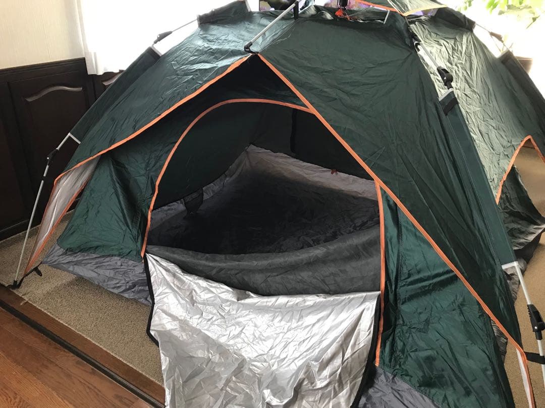 Le Dzx テント キャンプテント ワンタッチ uvカット加工 防水PU素材