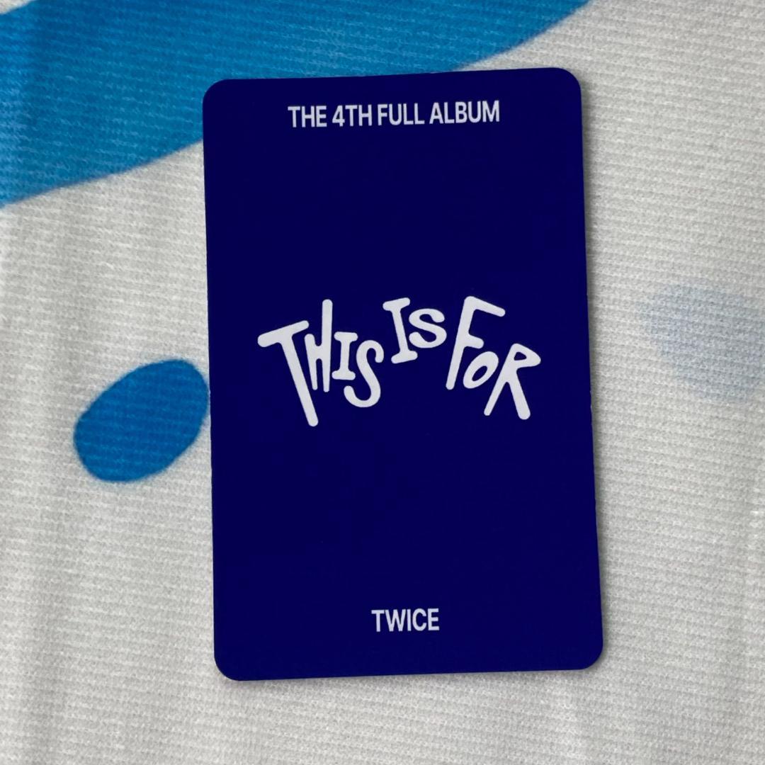 TWICE 7/13 THIS IS FOR 事前収録 サノク ジヒョ トレカ