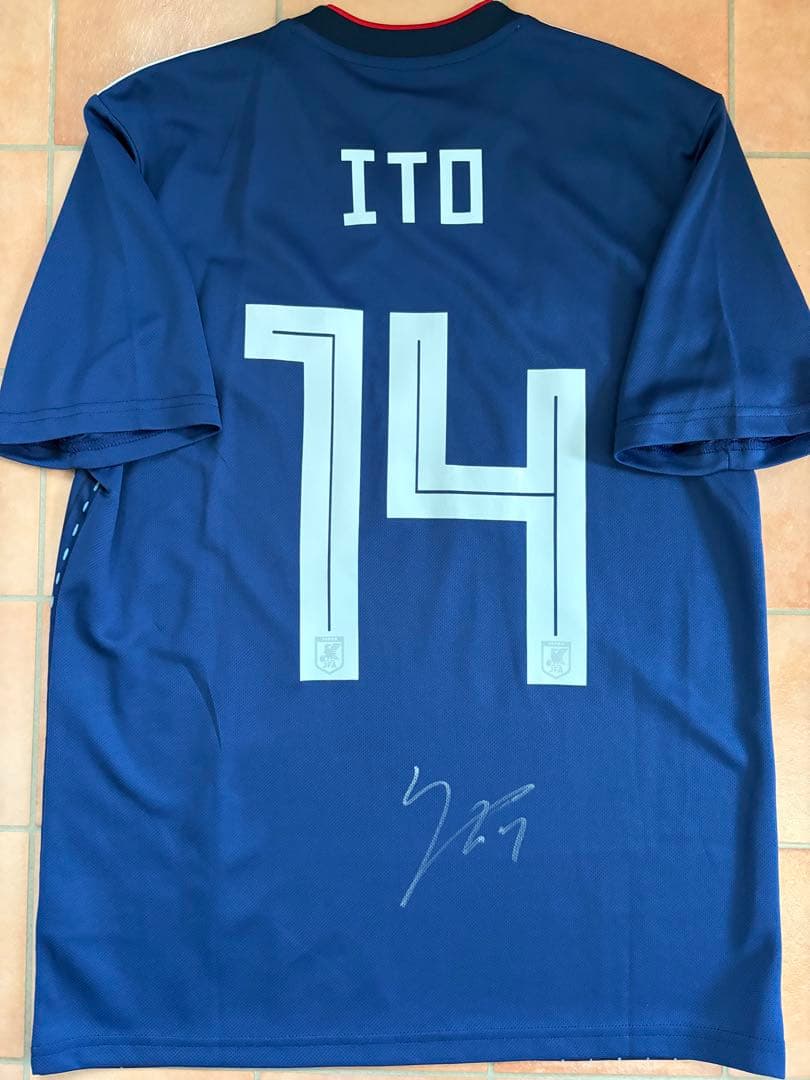 伊東純也 日本代表 サイン入り ユニフォーム ランス ゲンク ワールドカップ