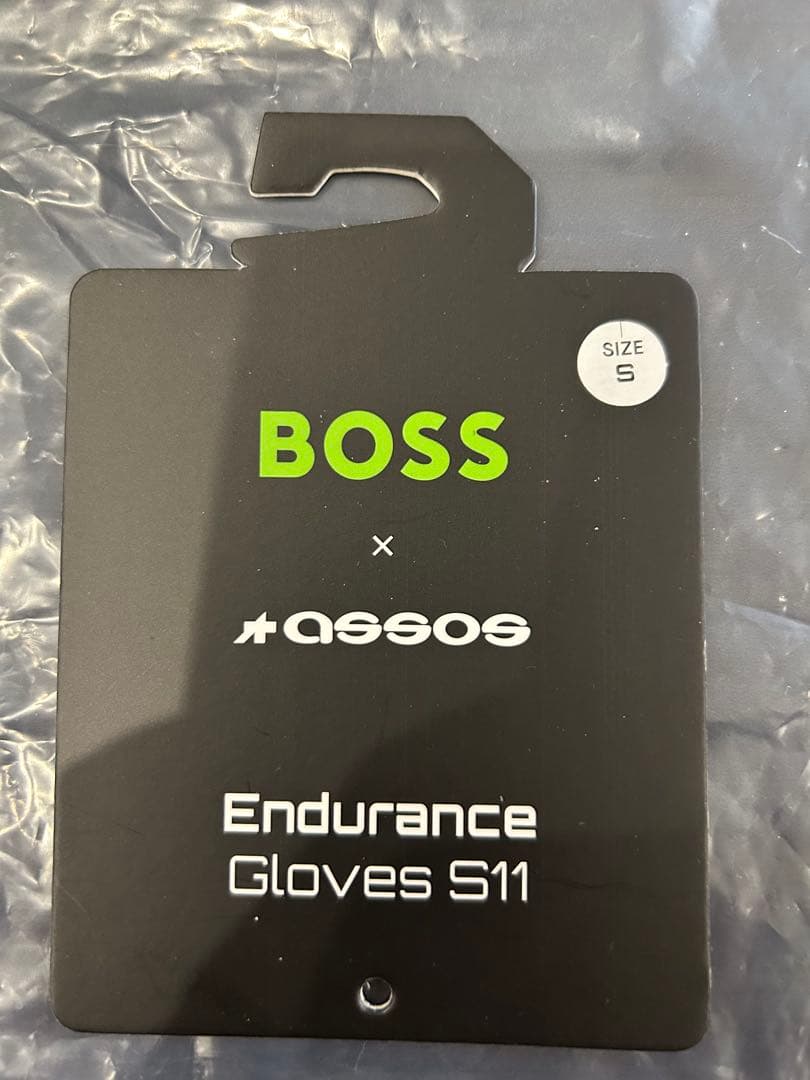 BOSS X ASSOS フィンガーレス サイクリンググローブ パデッドパーム