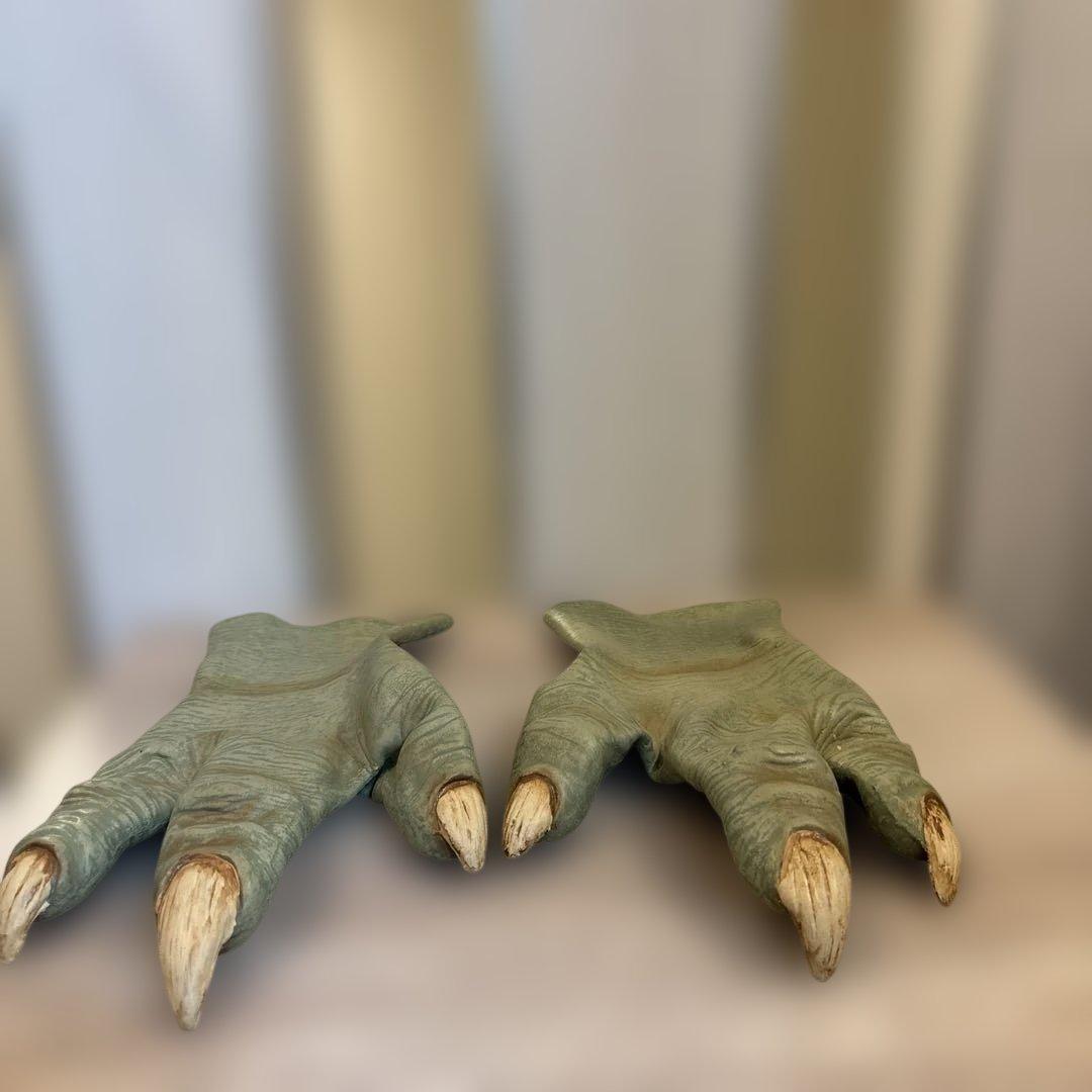 レア　美品　ヨーダ　ハンド　STARWARS モンスターの手３本指　両手手袋