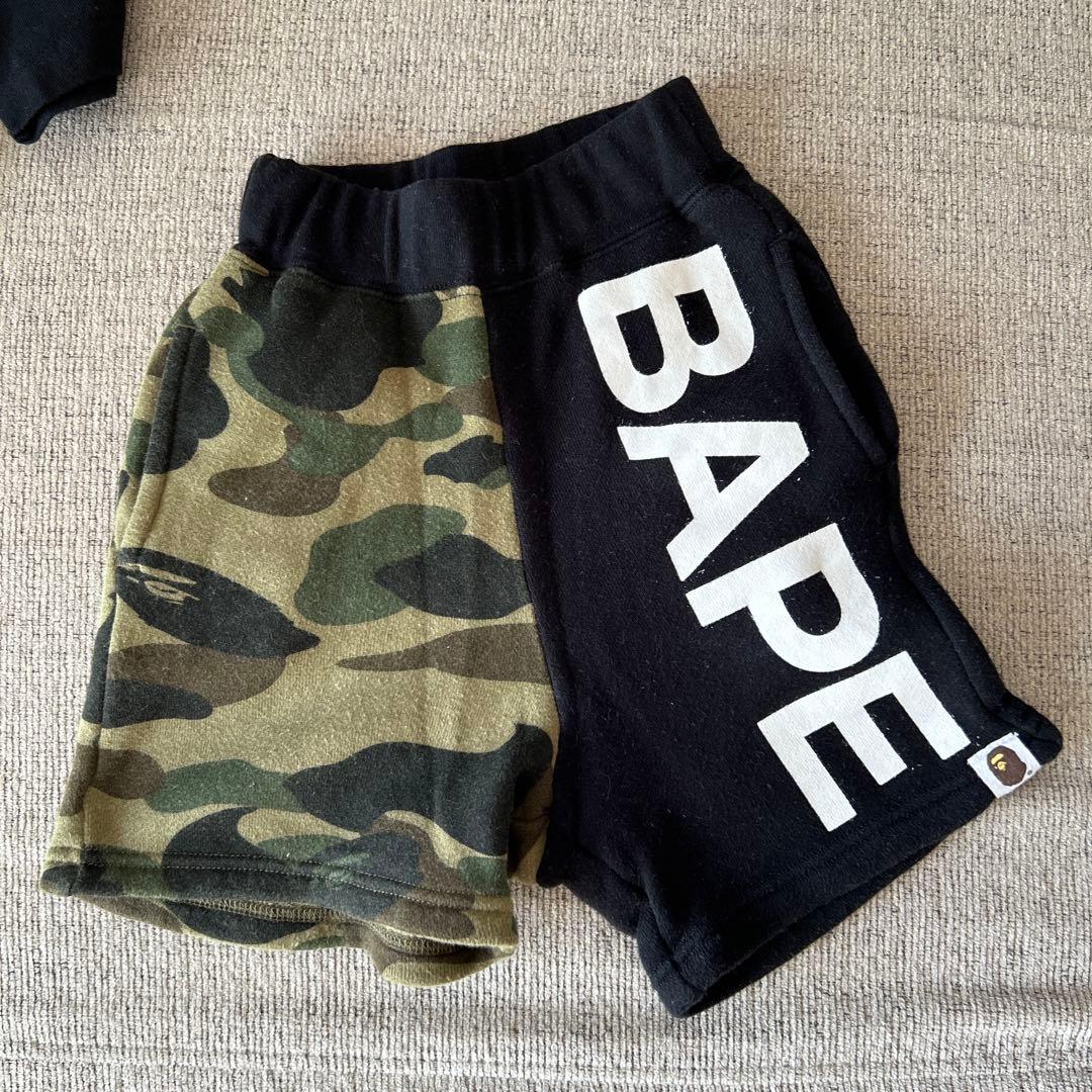 BAPEKIDS ドラゴンボールZ Tシャツ&ショートパンツセット90cm正規品