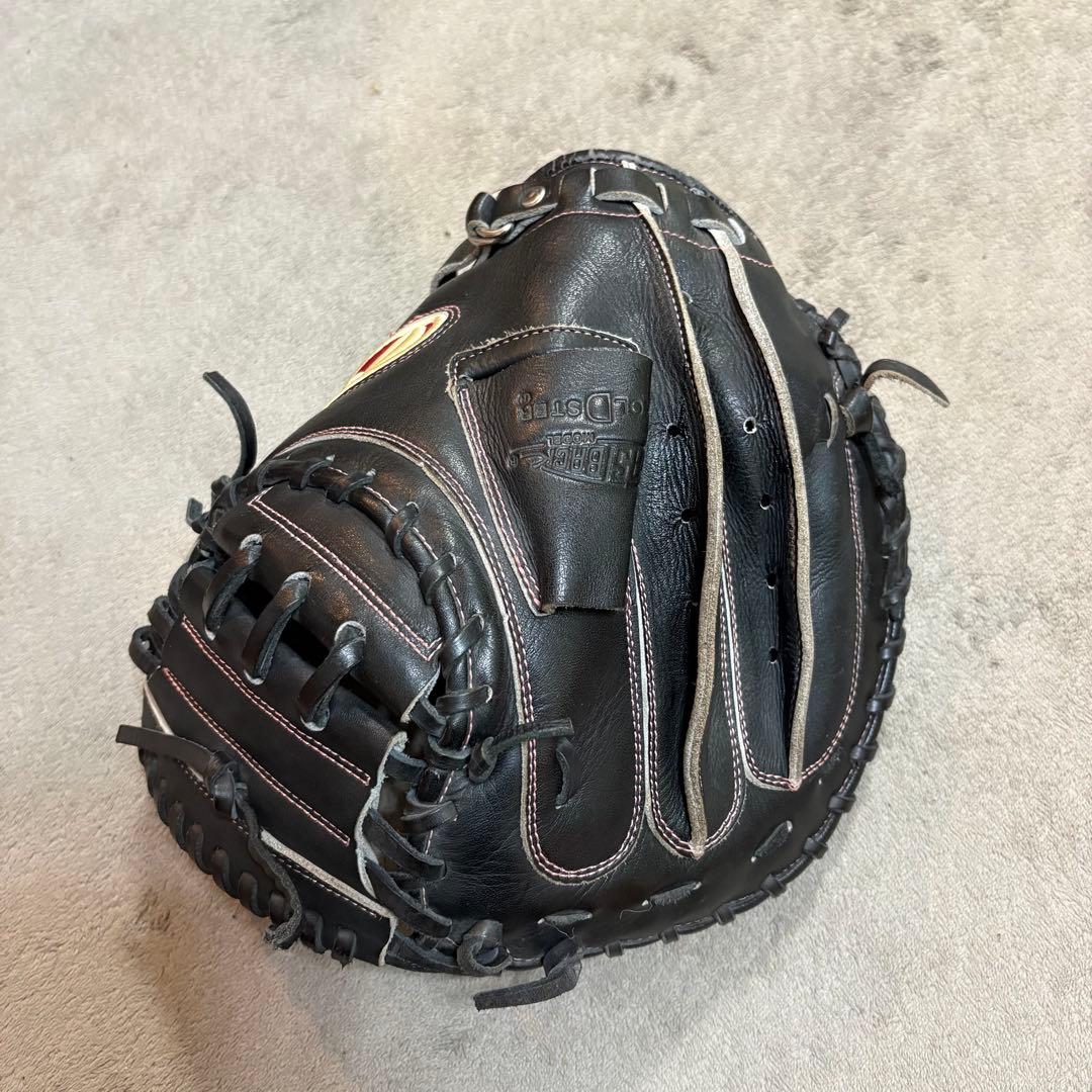 【良型】Rawlings キャッチャーミット 軟式 ローリングス ブラック 野球