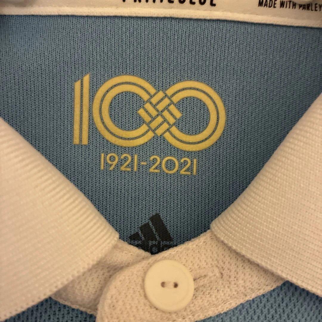 adidas サッカー日本代表　国旗刺繍 100周年記念ユニフォーム