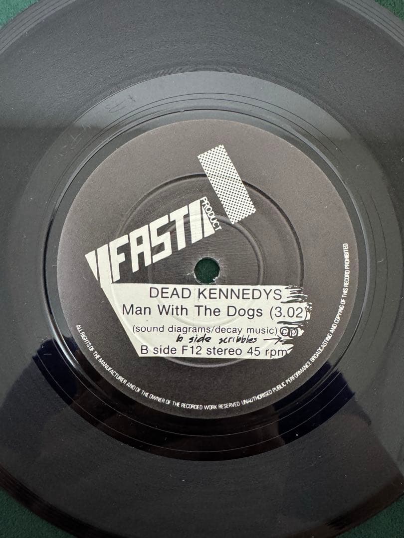 DEAD KENNEDYS 7inch レコード　1st ep