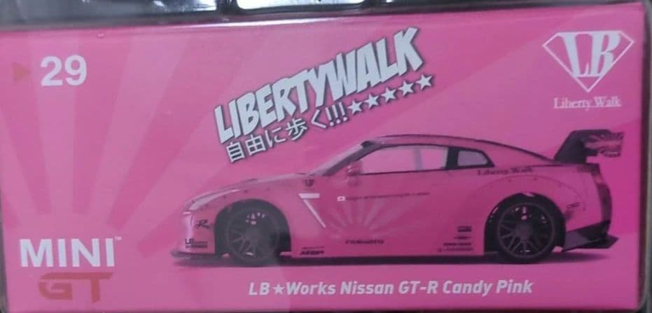 MINI GT LBWK Nissan GT-R Candy Pink 限定