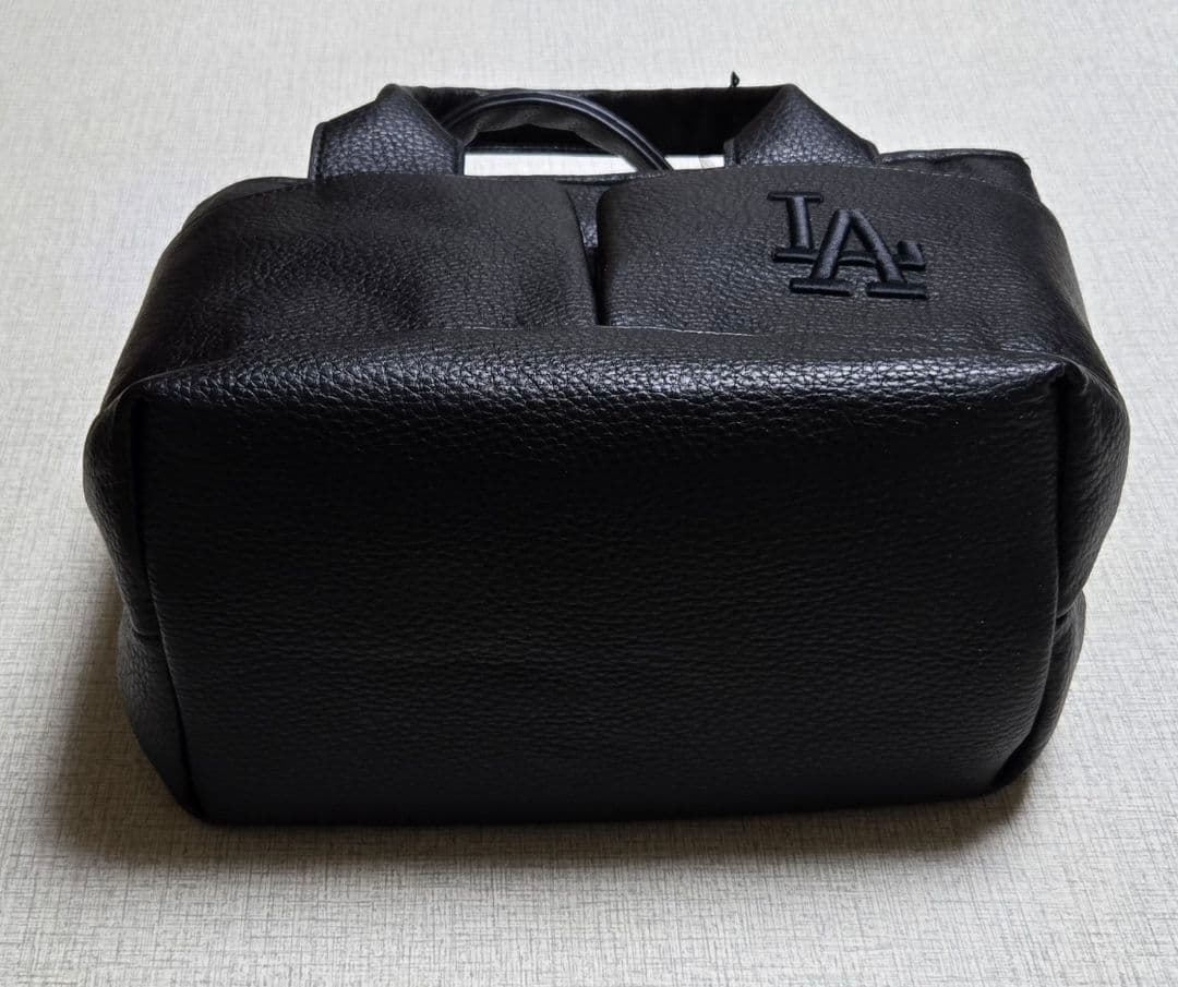 【新品】ミニトートバッグ　メジャーリーグ　ロサンゼルスドジャース　 MLB黒