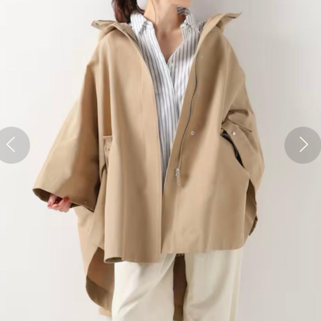 Spick & Span 近年 コンパクトダブルクロスオーバーマントトレンチ