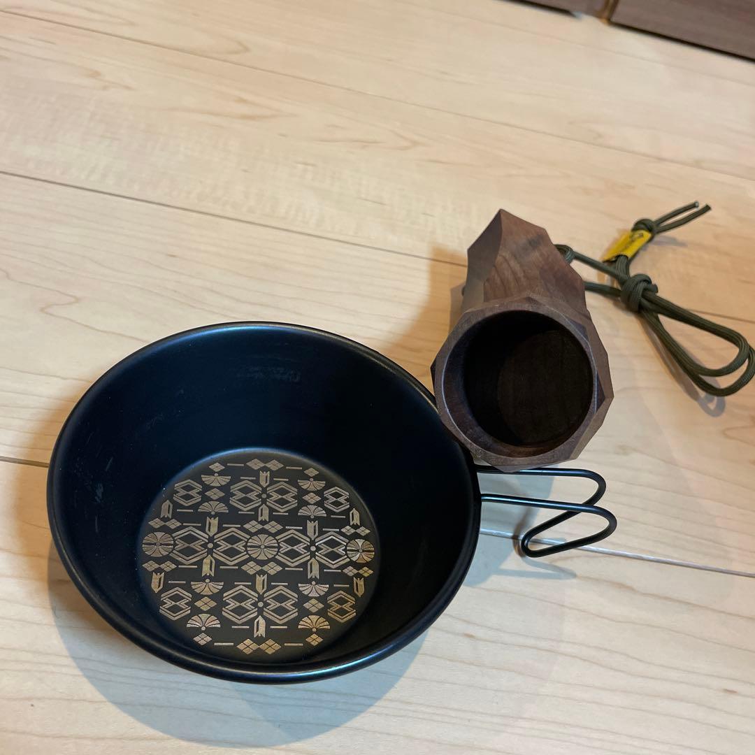 【未使用品】「伊豆のぬし釣り」さんオリジナルシェラカップ2品
