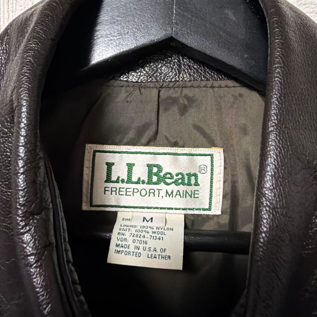 極上　美品　90s L.L.BEAN A-2 ジャケット　USA製　M A2