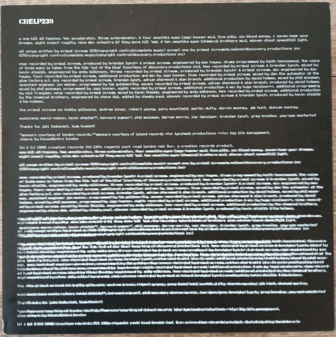 Primal Scream/XTRMNTR/英Org.2LP