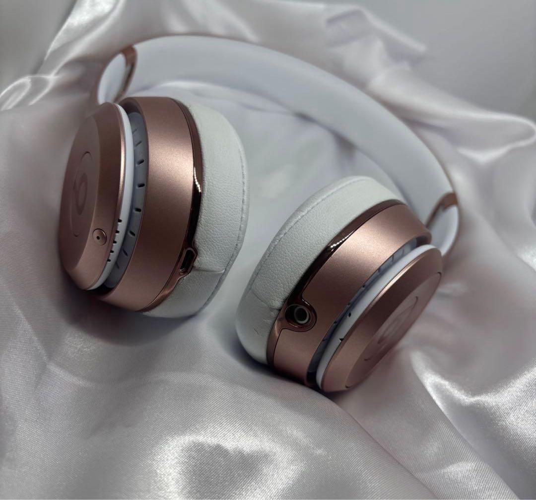 Beats solo3 ワイヤレスヘッドホン ローズゴールド